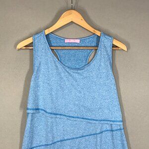 Joymom Tank Top Women's Large Blue Pullover Racerback Scoop Sleeveless Stretch